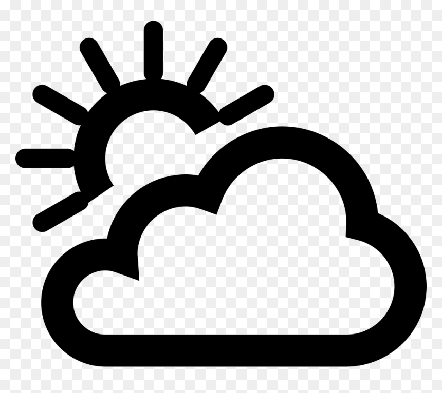 Cloudy Cloudy - Weather Icon Png White, Transparent Png - cloudy png