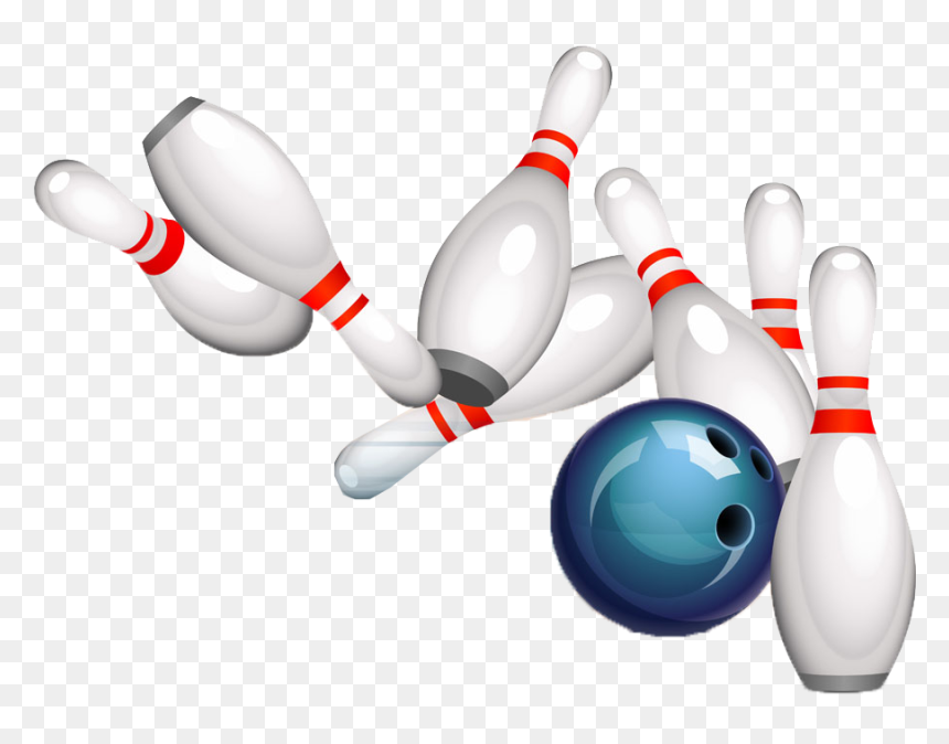 Bowling Pin Bowling Ball Ten-pin Bowling Stock Photography - Bowling Ball And Pins Png, Transparent Png - bowling clipart png