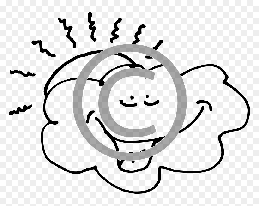 Clipart Picture Of Rainy Black And White Png, Transparent Png - cloudy png