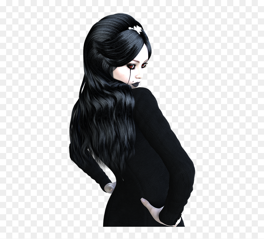 Dark Girl Png, Transparent Png - sexy lady png