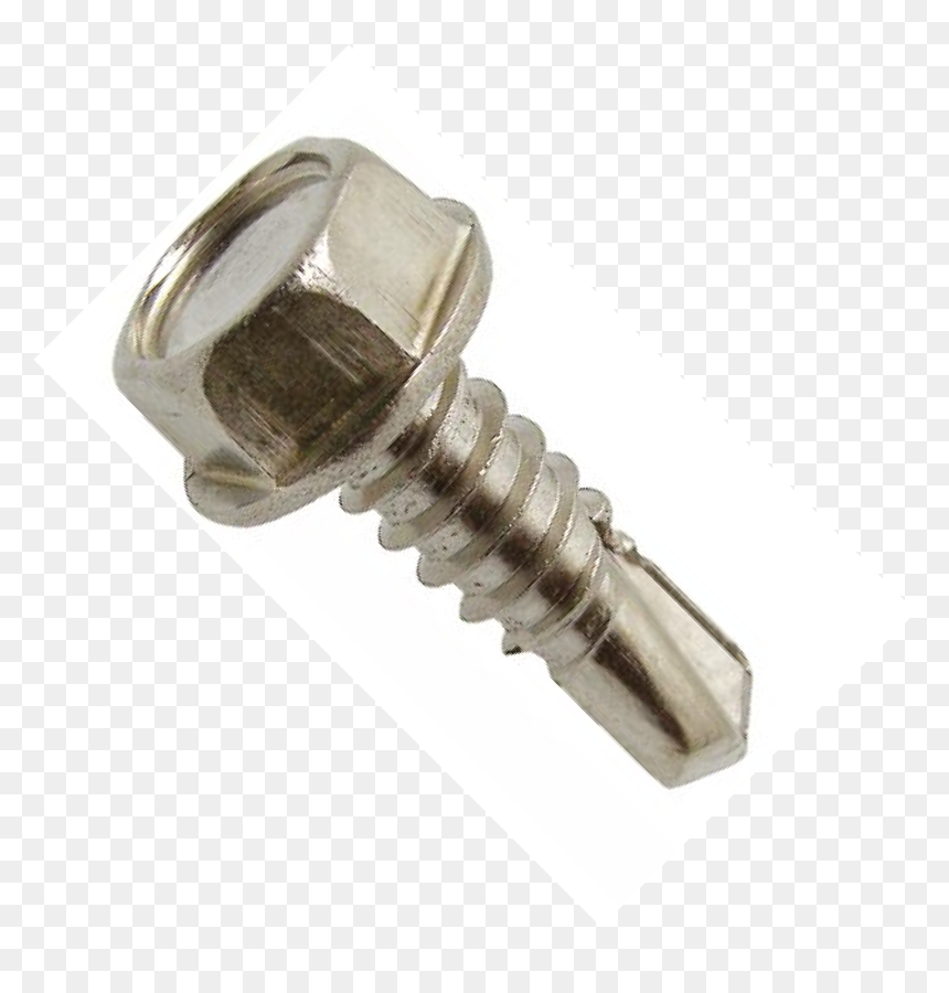 Hexagon Head With Flange Self-drilling Screws - Tool, HD Png Download - screw head png