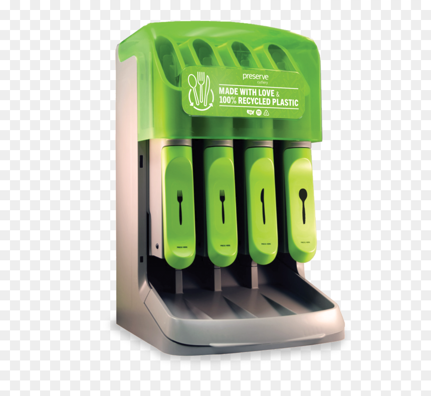 Cutlery Dispenser Preservefoodservice - Cutlery Dispenser, HD Png Download - silverware png