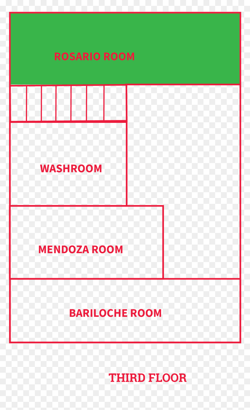 Rosario Floor Plan-01 - Orange, HD Png Download - rosario png