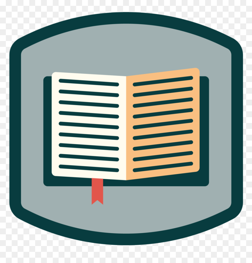 Lff009 Book Vector Badge, HD Png Download - book vector png