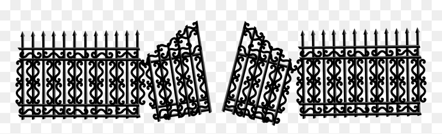 Angle,fence,monochrome Photography, HD Png Download - railing png