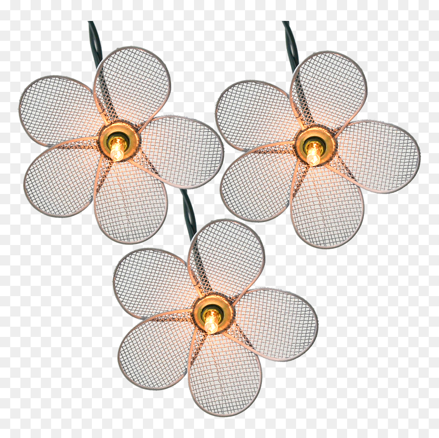 Twine Flowers - Christmas Lights, HD Png Download - party lights png