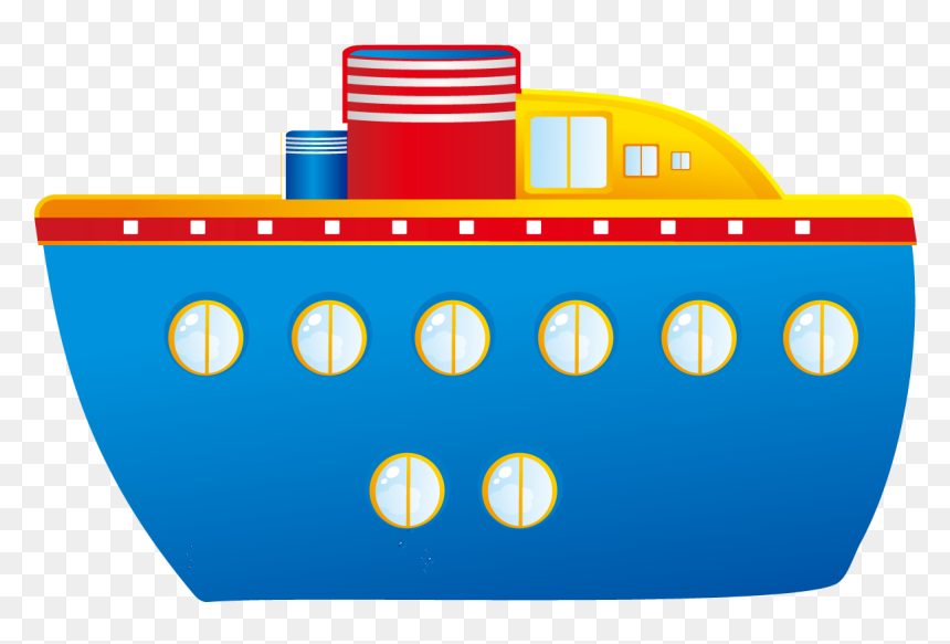 Cartoon Cruise Ship - Carnival Cruise Ship Cartoon, HD Png Download - cruise ship clip art png