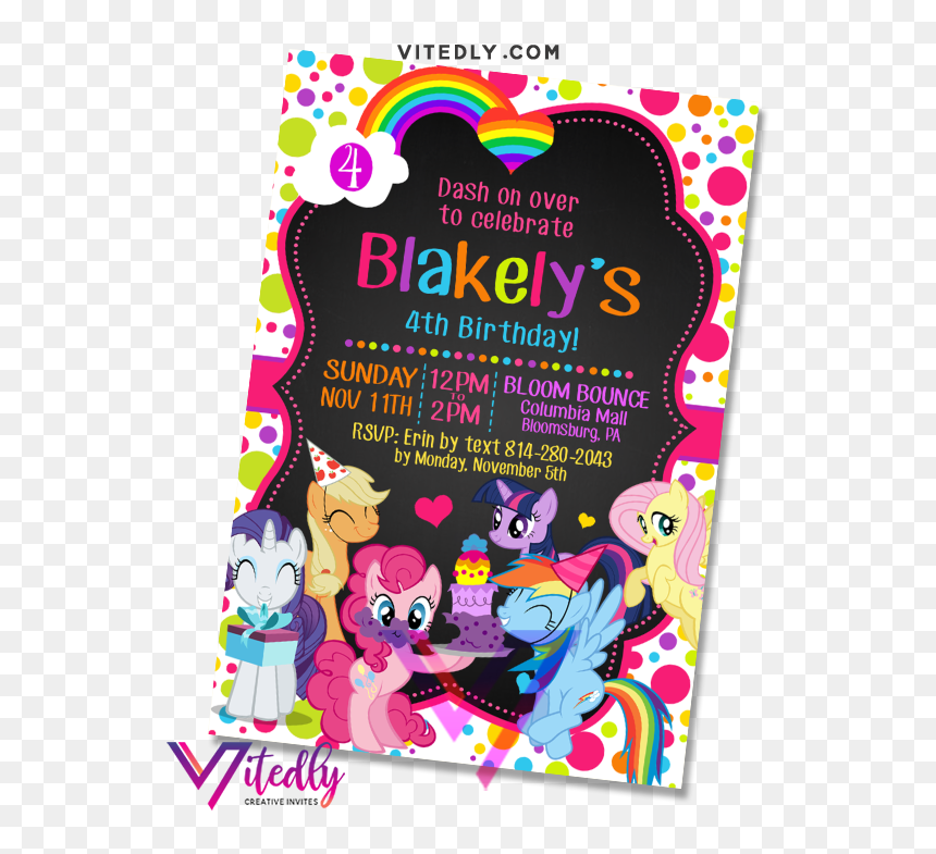 Heart, HD Png Download - my little pony birthday png