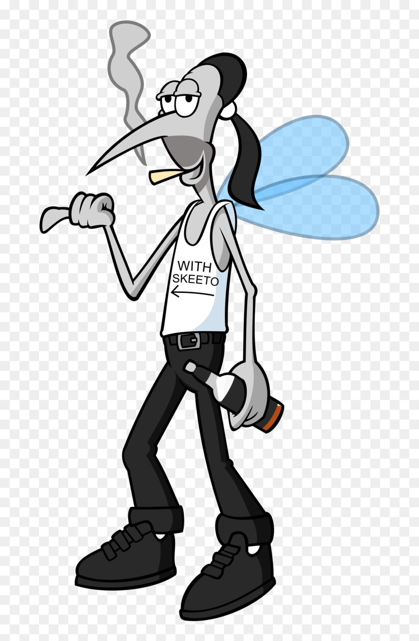 Looking Very Drunk, Slightly Above Average Height, - Drunk Cartoon Mosquito, HD Png Download - drunk png