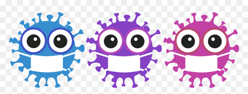 Covid 19 Germ Clipart, HD Png Download - coronas png