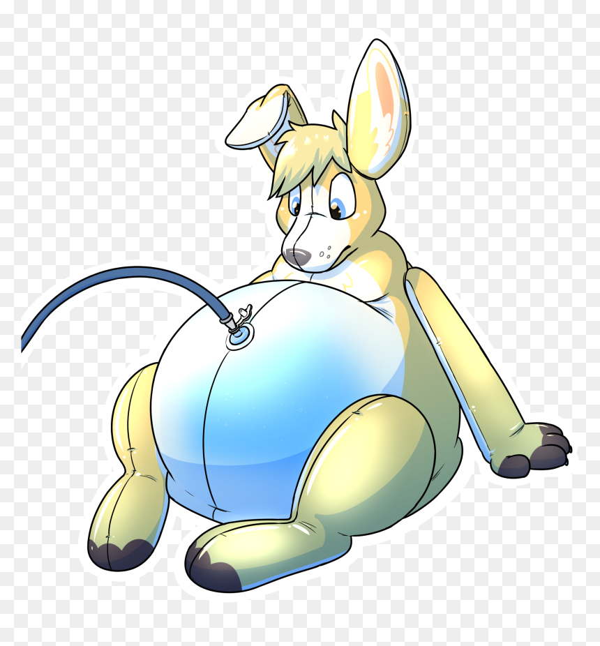 [1040] Corgi Water Balloon - Water Balloon Cartoons, HD Png Download - water balloon png