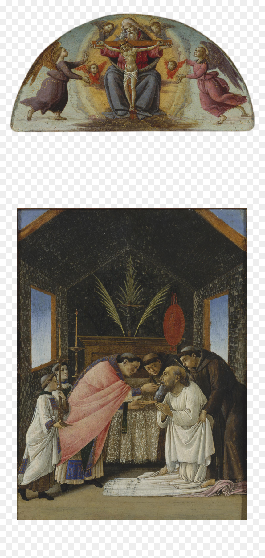 The Last Communion Of St Jerome - Last Communion Of Saint Jerome Botticelli, HD Png Download - communion png