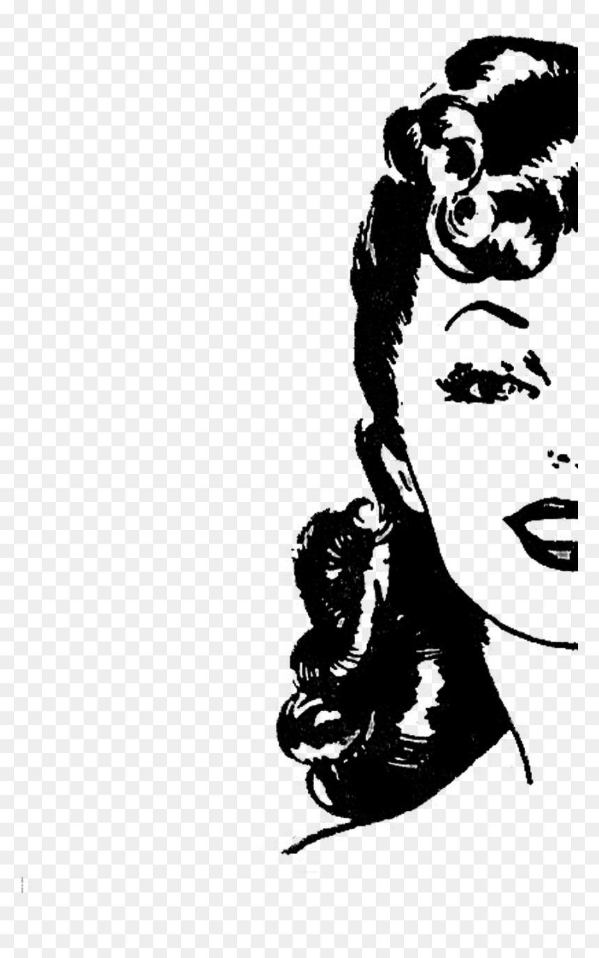 Retro Lady Clip Art Free - Free Clip Art Retro Ladies Talking, HD Png Download - lady png