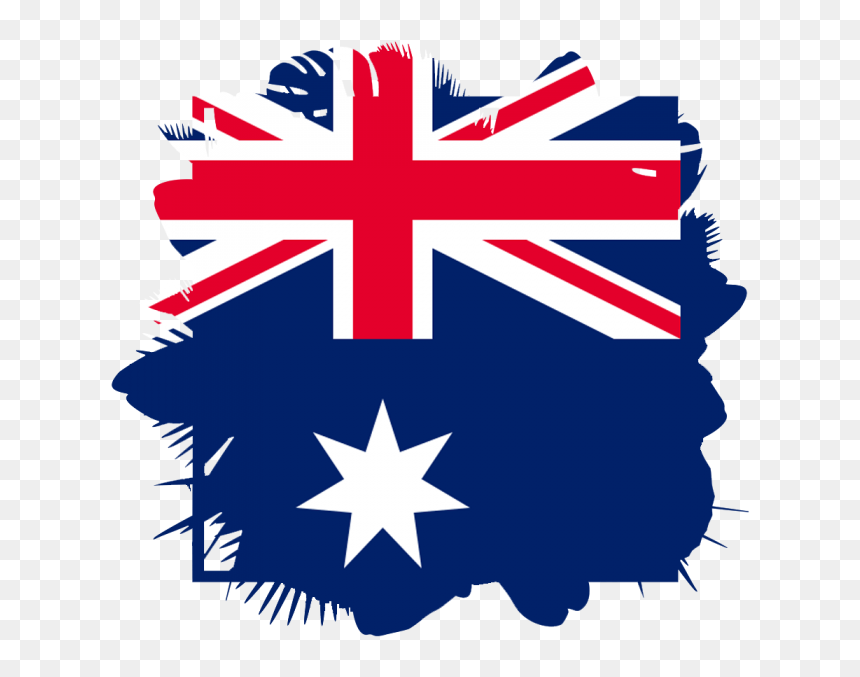 Happy Australia Day Poster - Flag Of Australia, HD Png Download - australia flag png