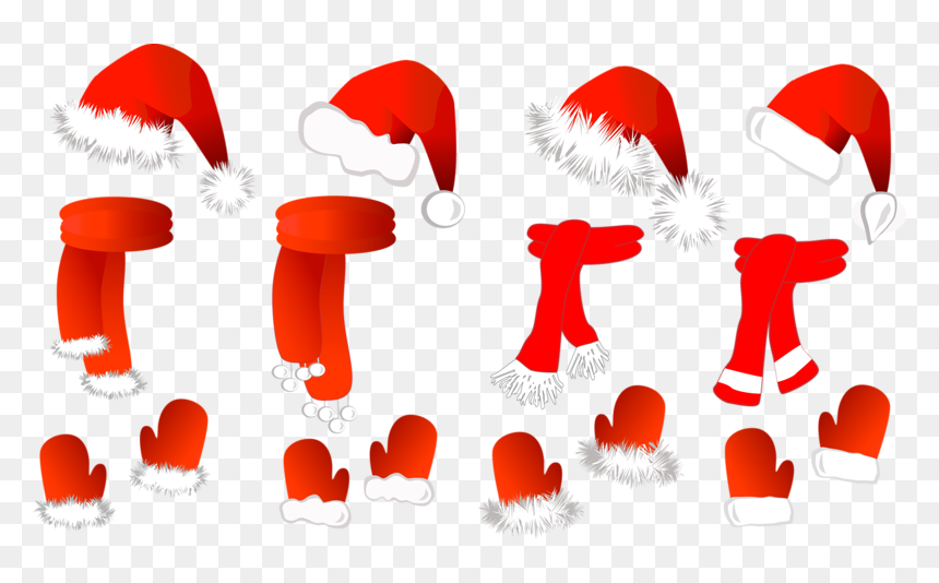 Picture Transparent Download Claus Sombrero De La Bufanda - Santa Hat Svg Free, HD Png Download - gorro de navidad png