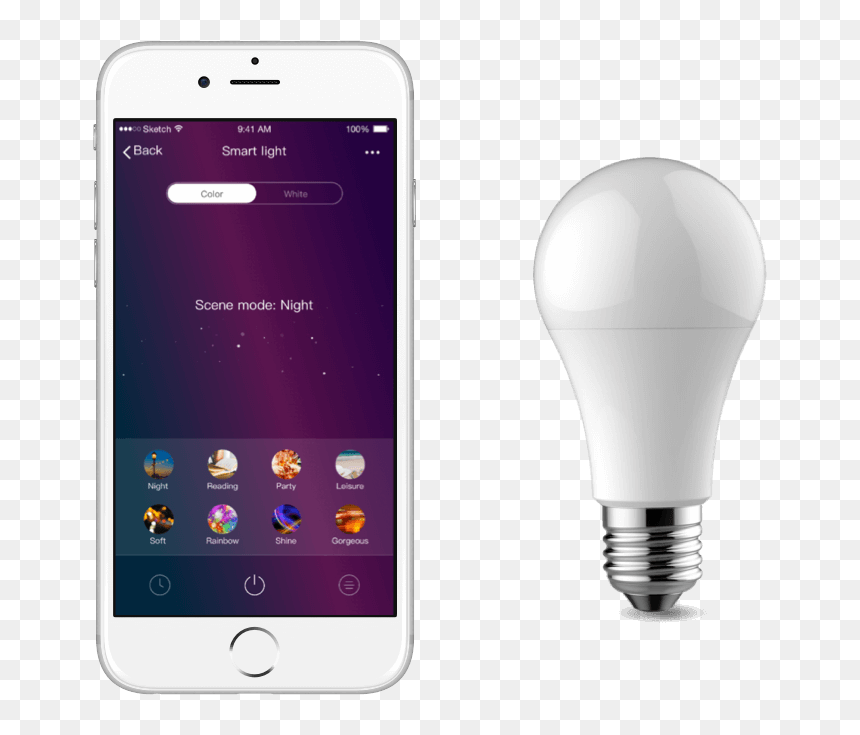 Light Bulb - Smartphone, HD Png Download - party lights png