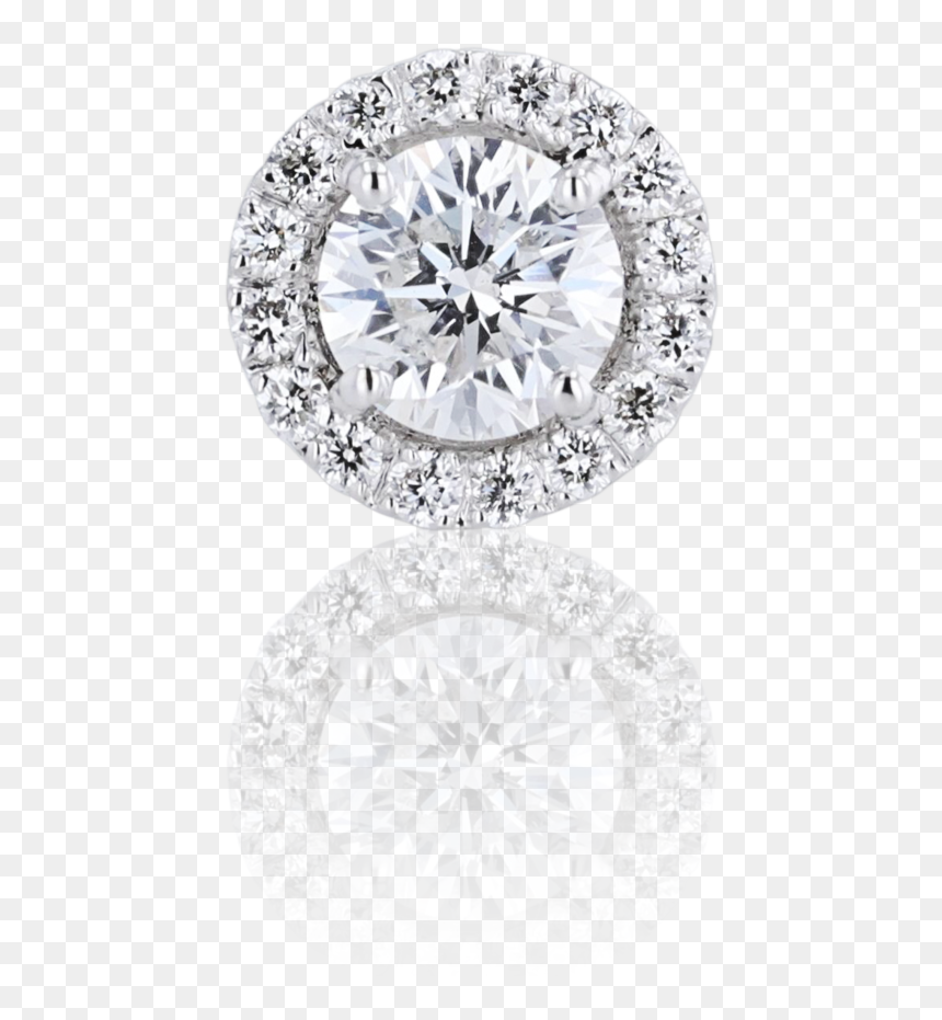 Engagement Ring, HD Png Download - diamond earring png