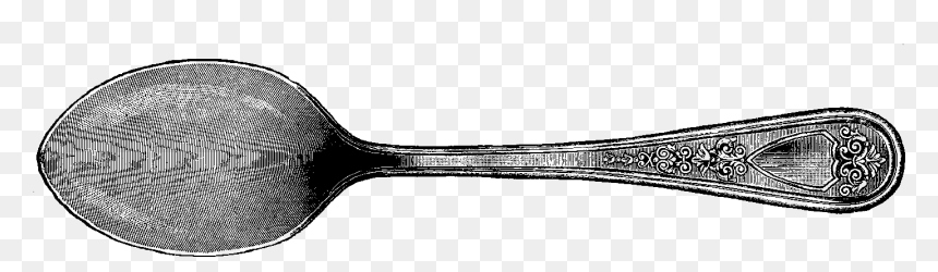 Antique Spoon Png, Transparent Png - silverware png