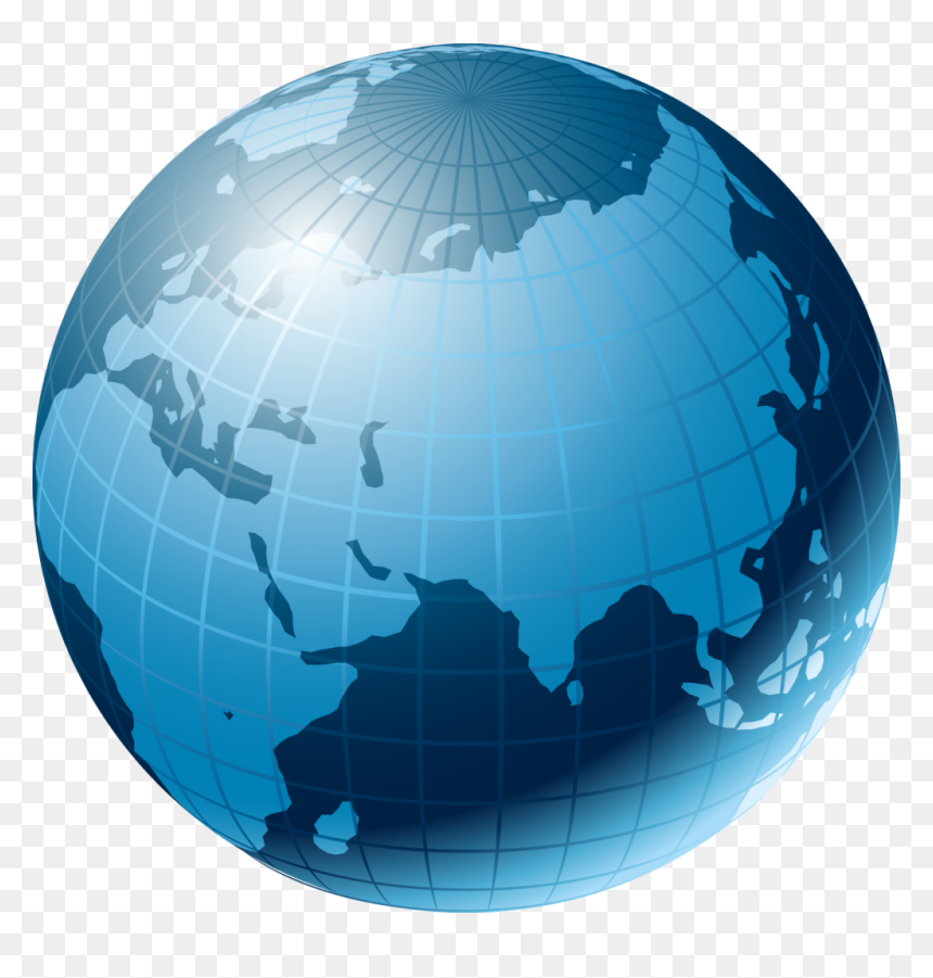 Globe Eurasia Png, Transparent Png - earth vector png