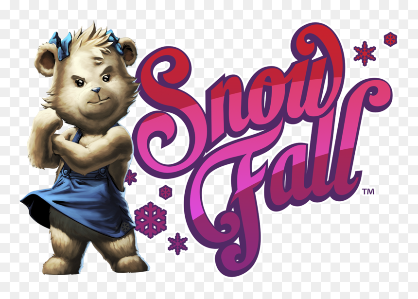 Snow Fall Logo - Cartoon, HD Png Download - snow fall png