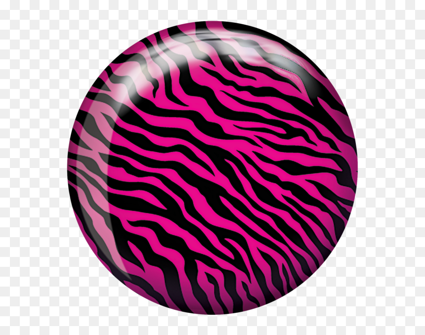 Brunswick Pink Zebra Glow Viz A Ball Bowling Ball Clipart - Brunswick Bowling Balls, HD Png Download - purple glow png