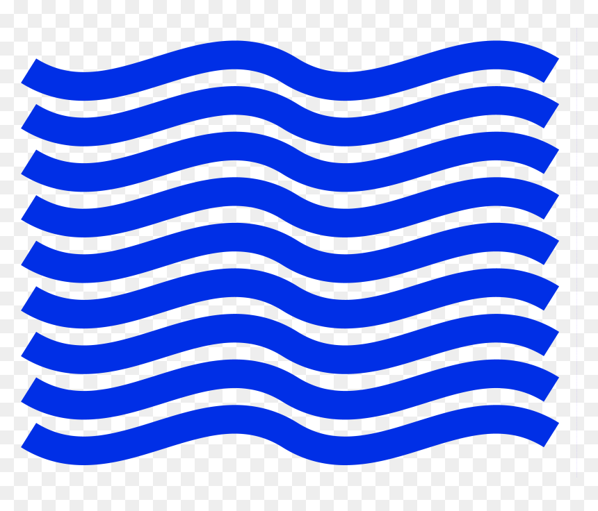 Water Wave Symbol / Illustration , Png Download, Transparent Png - water wave png
