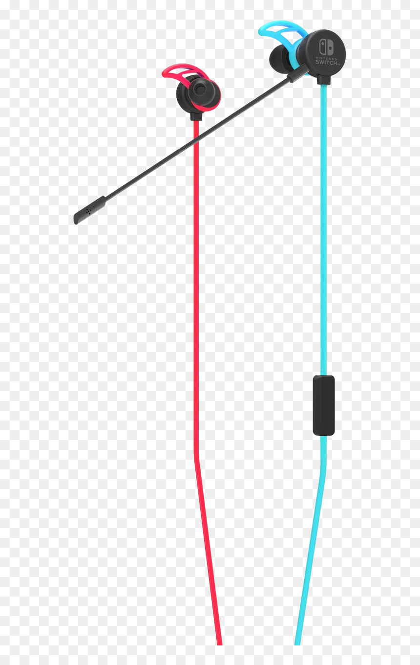 Gaming Earbuds Pro For Nintendo Switch - Nintendo Switch Earphones, HD Png Download - earbuds png
