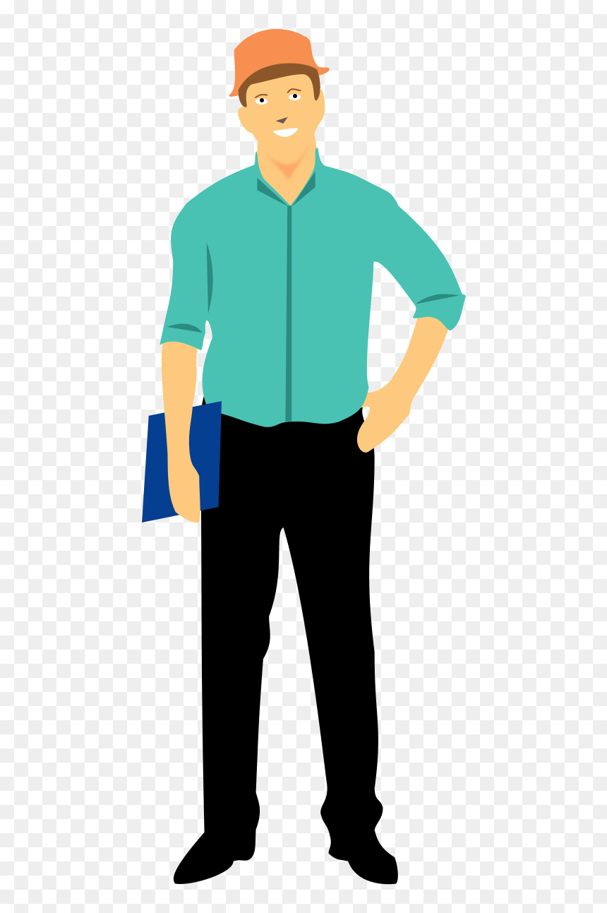 Desktop - Standing, HD Png Download - employee png