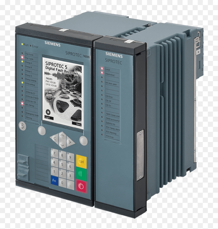 Fault Recorder Siprotec 7ke85 Side View - Siemens Siprotec 5, HD Png Download - recorder png