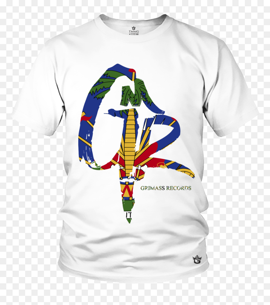 T-shirt, HD Png Download - haitian flag png