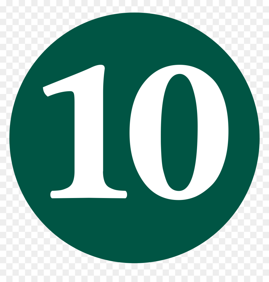 Similar Images For 1 To 10 Numbers Png - Number 10 In A Circle, Transparent Png - number 10 png