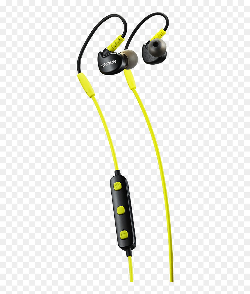 Canyon Bluetooth Sport Fülhallgató, HD Png Download - earbuds png