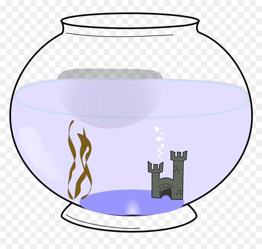 Fishbowl Svg Clip Arts, HD Png Download - fishbowl png