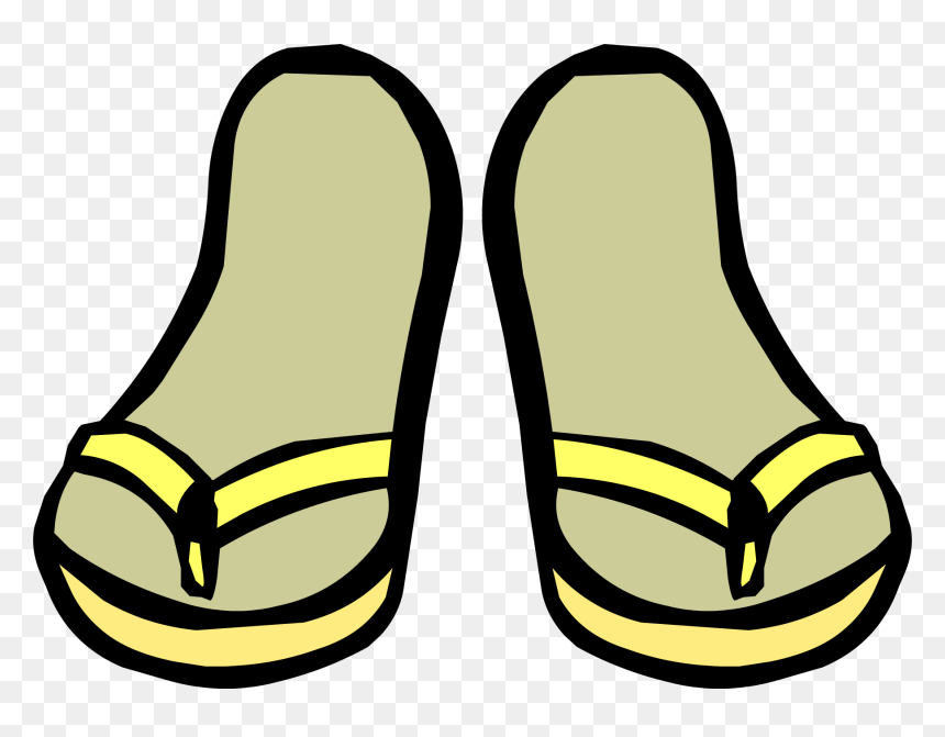 Club Penguin Sandals , Png Download - Sandal, Transparent Png - sandals png