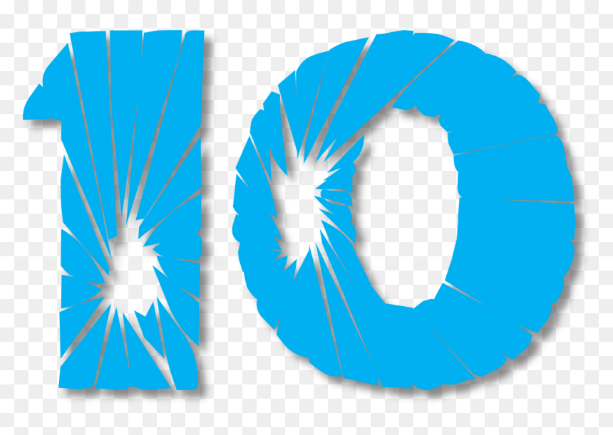 10 Number Transparent Background Png - Number 10 Transparent Background, Png Download - number 10 png