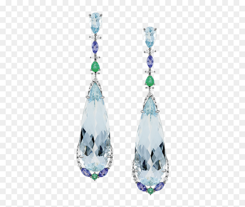 Image-1 - Earrings, HD Png Download - diamond earring png
