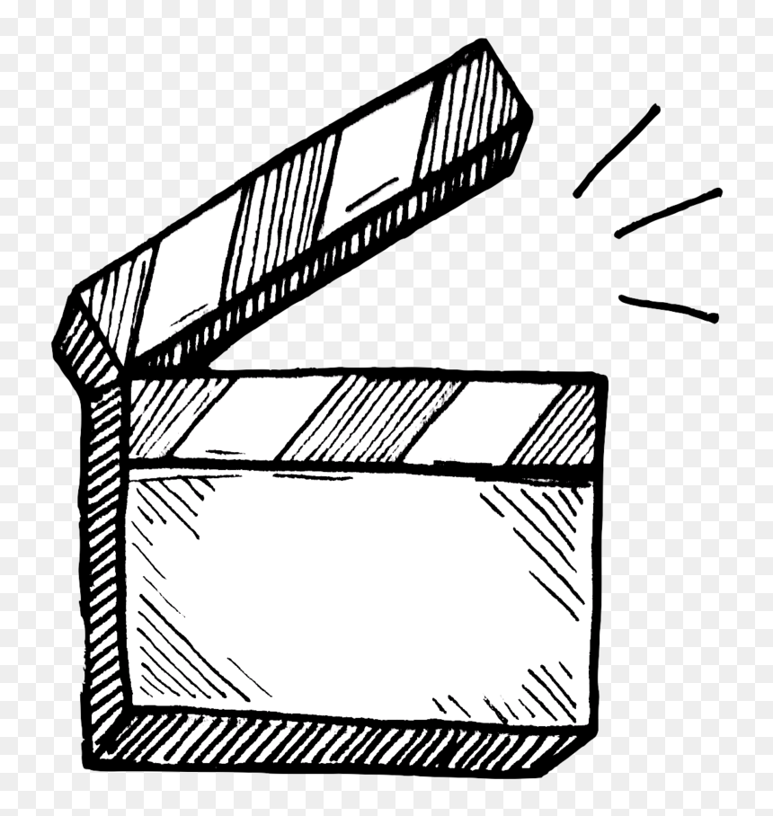 Our Story Hidden Diamond Productions - Clapperboard Drawing Png, Transparent Png - movie clapper png