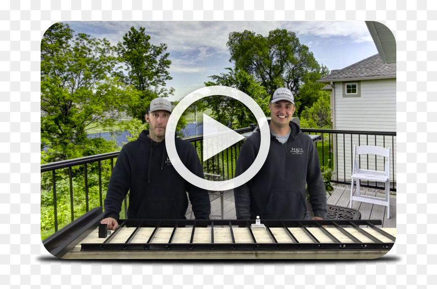 Aluminum Deck Railing System - House, HD Png Download - railing png
