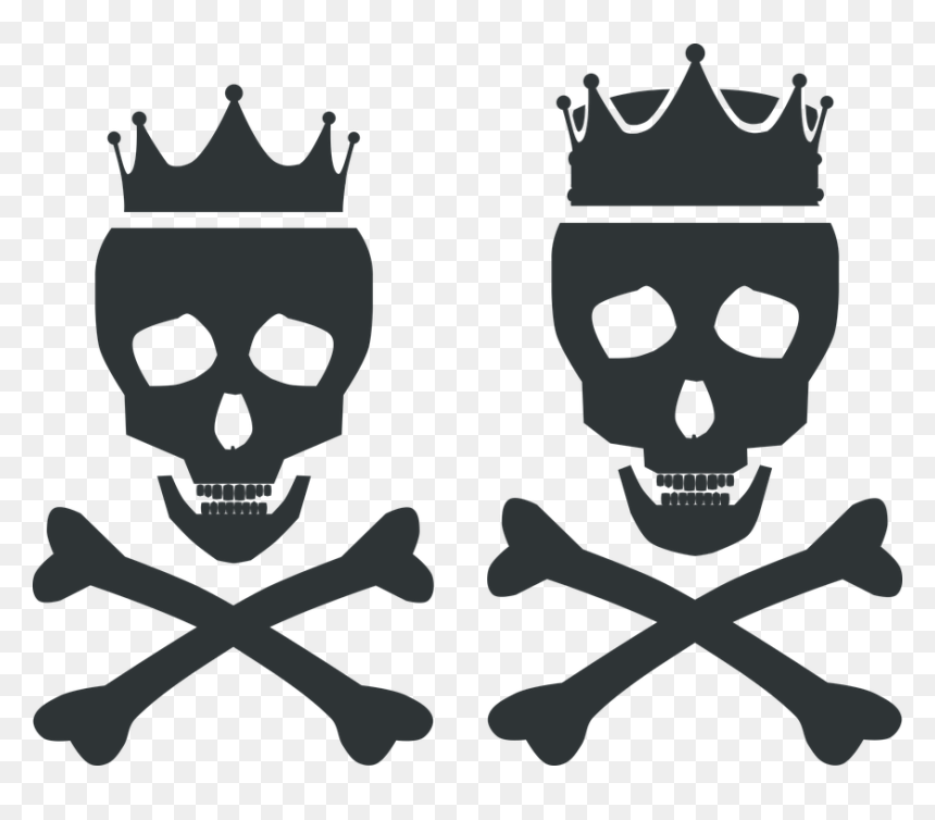 Skull Clipart Queen - Señal De Peligro Png, Transparent Png - skull clipart png