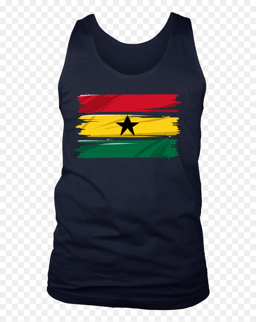 Download Hd Ghana Africa Vintage Retro Distressed Flag - Active Tank, HD Png Download - distressed png