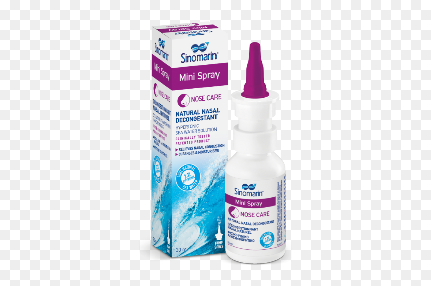 Sea Salt Water Nasal Spray, HD Png Download - water spray png