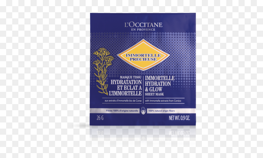 L Occitane Sheet Mask, HD Png Download - purple glow png