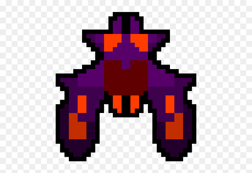 Trash Bag Pixel Art, HD Png Download - galaga png
