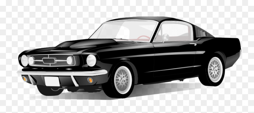 Bobocal American Sport Car - Black Car Vector, HD Png Download - car vector png