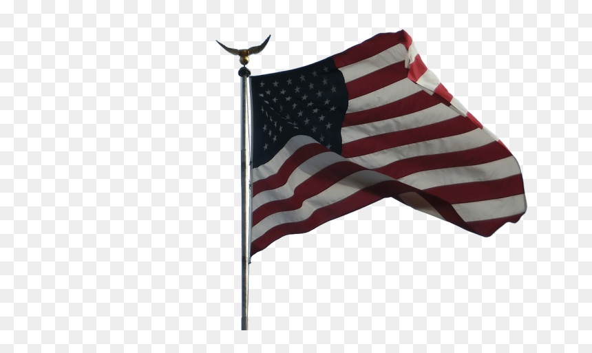 Flag Of The United States, HD Png Download - american flag pole png
