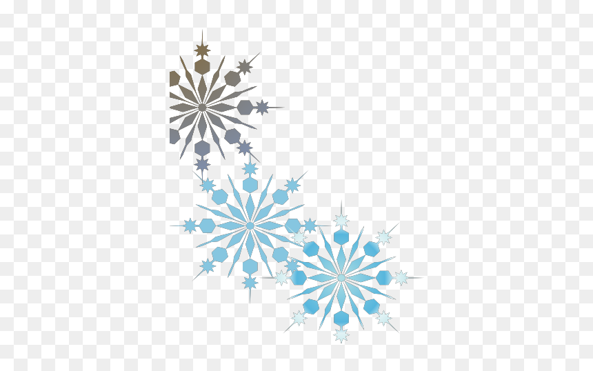 Green Snowflake, HD Png Download - snowflake vector png