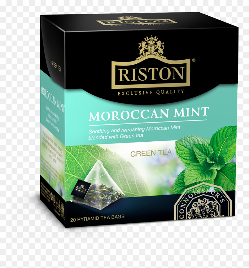 Moroccan Mint - Riston Tea, HD Png Download - tea bag png