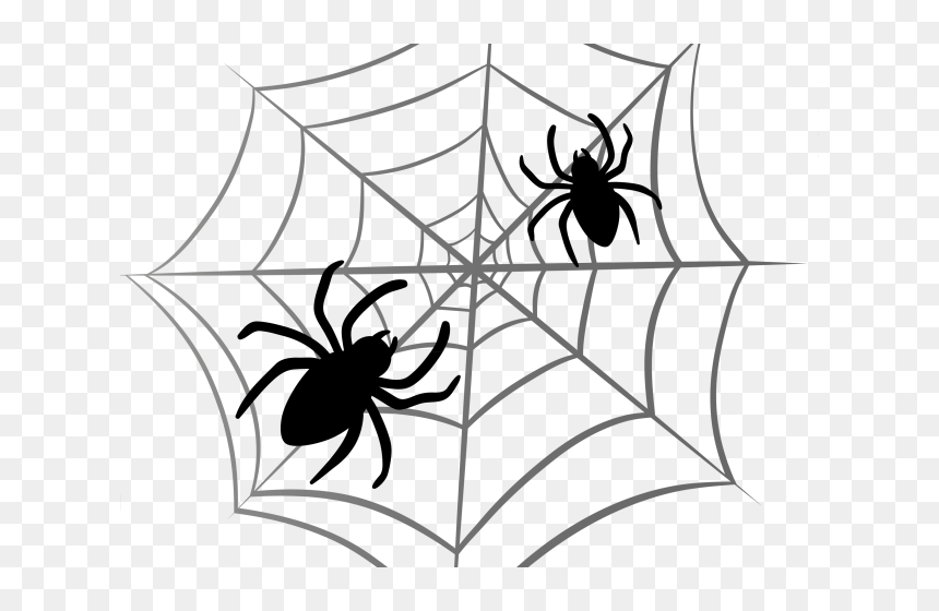 Transparent Throwing Toys Clipart - Spiders Clipart Black And White, HD Png Download - cobwebs png