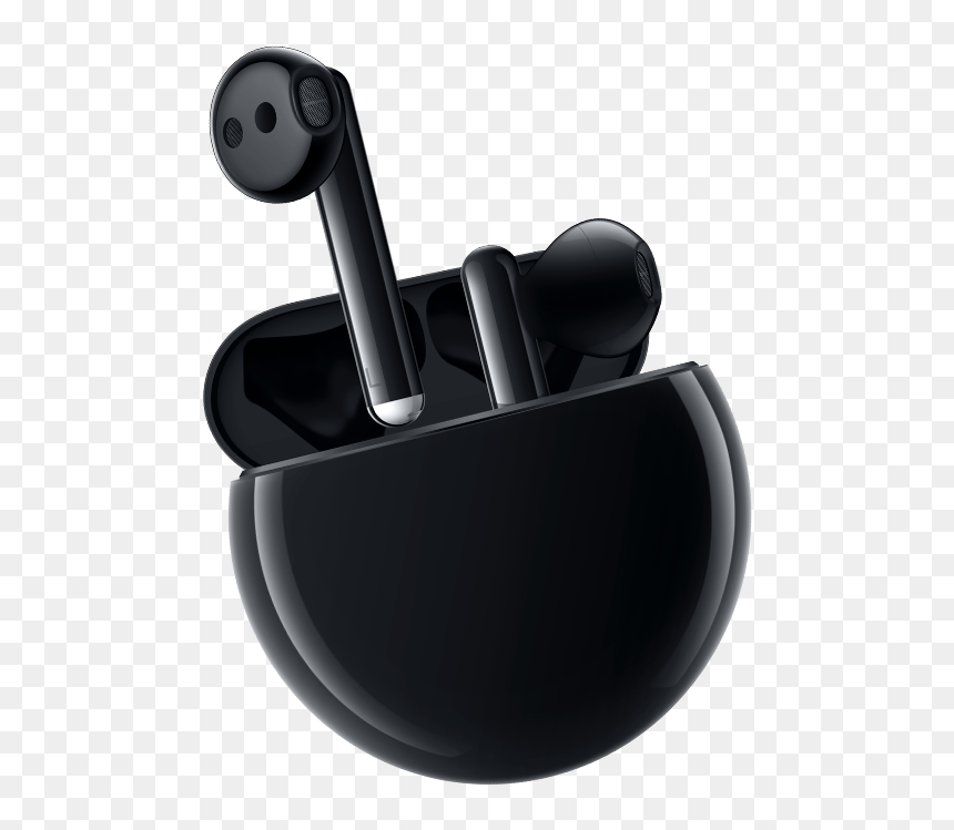 Huawei Freebuds 3 Ergonomic Design - Huawei Freebuds 3 Black, HD Png Download - earbuds png