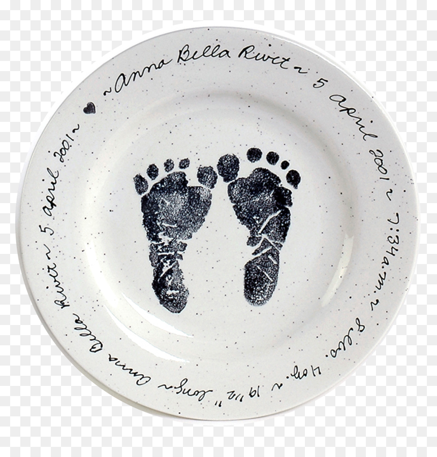 Baby Foot Plate, HD Png Download - baby footprints png
